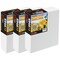 Creative Mark The Edge Deluxe Cotton 2-1/2 In. Deep Stretched Canvas for Painting, 3-Pack, 14oz. Primed Weight, Universal Archival Priming, Medium Tooth, Frameless Artwork Canvas for Painters
